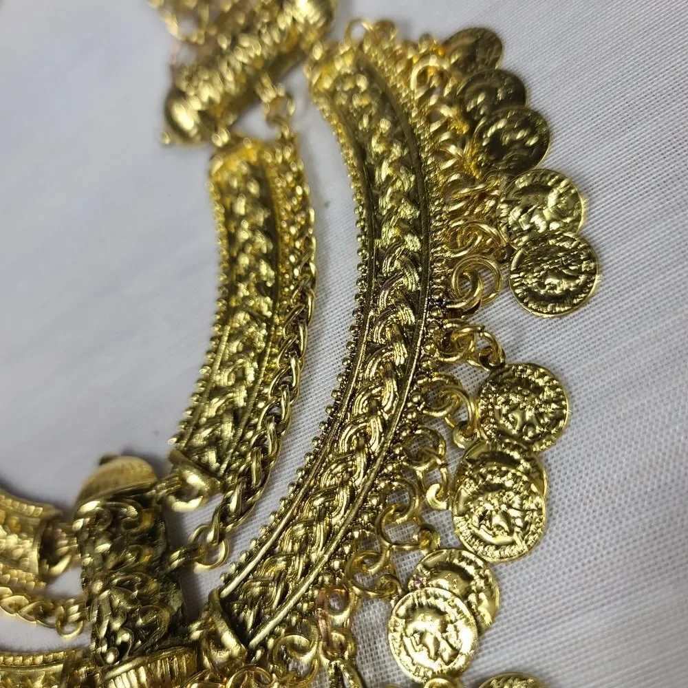 VINTAGE ETHNIC MAXI STATEMENT Necklace